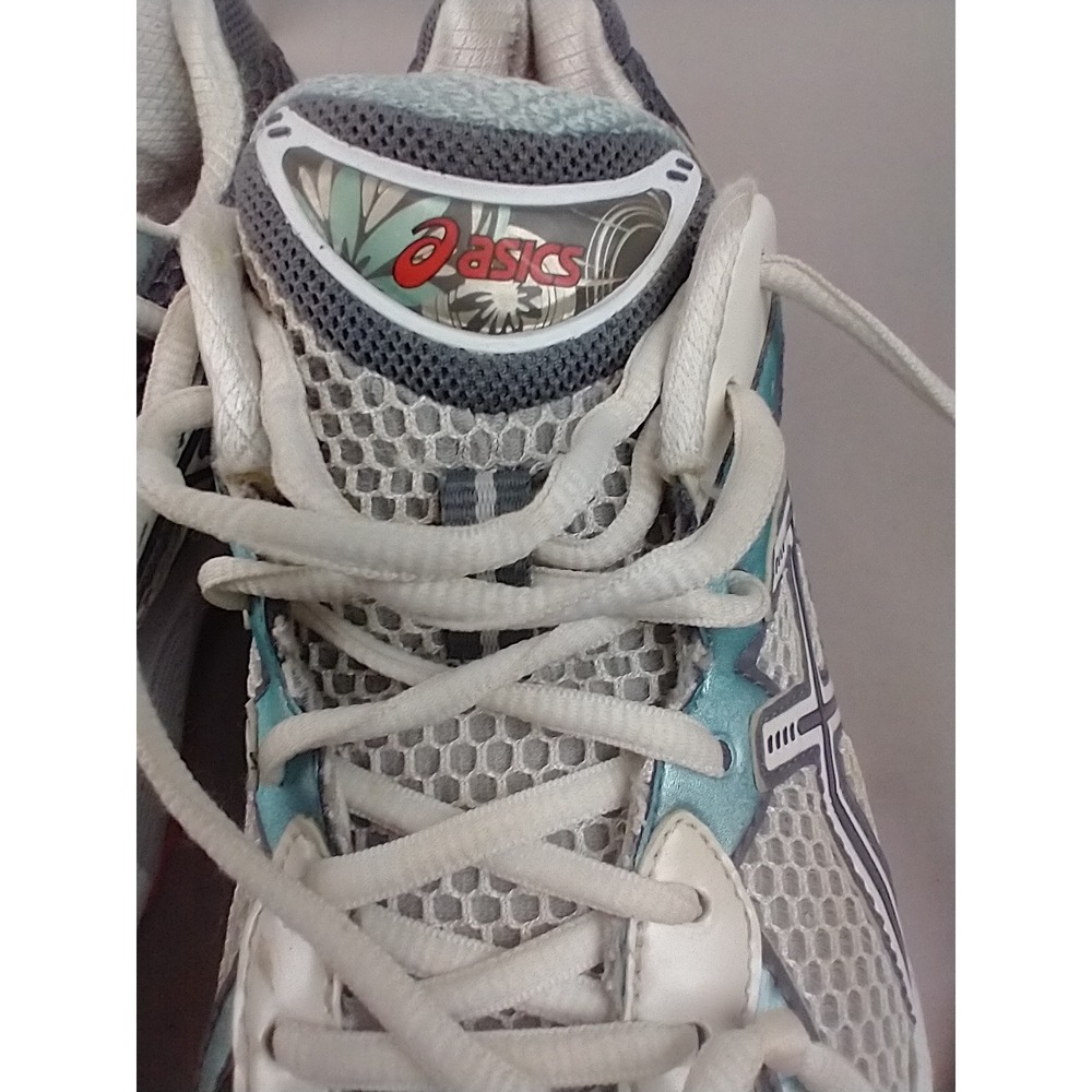 Asics GT-2160 Womens Running Shoes White Silver Teal T154N Size 8.5 - Picture 11 of 12